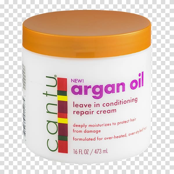 Cantu Argan Oil Leave In Conditioning Repair Cream Hair conditioner Cantu Shea Butter Leave-In Conditioning Repair Cream, argan shampoo transparent background PNG clipart