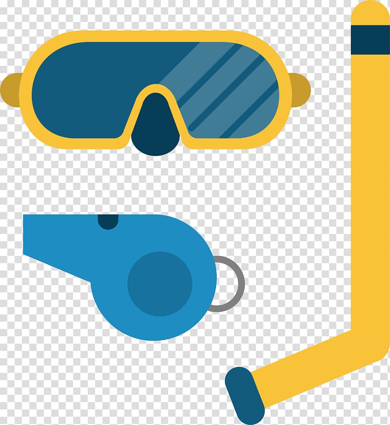 Glasses , Cartoon diving mirror transparent background PNG clipart