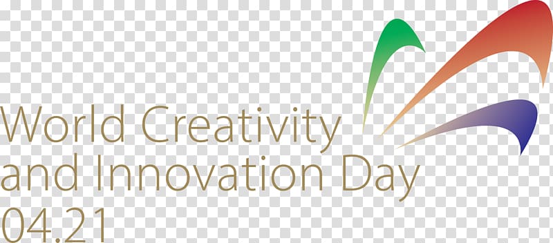 World Creativity and Innovation Day April 21 Logo, transparent background PNG clipart