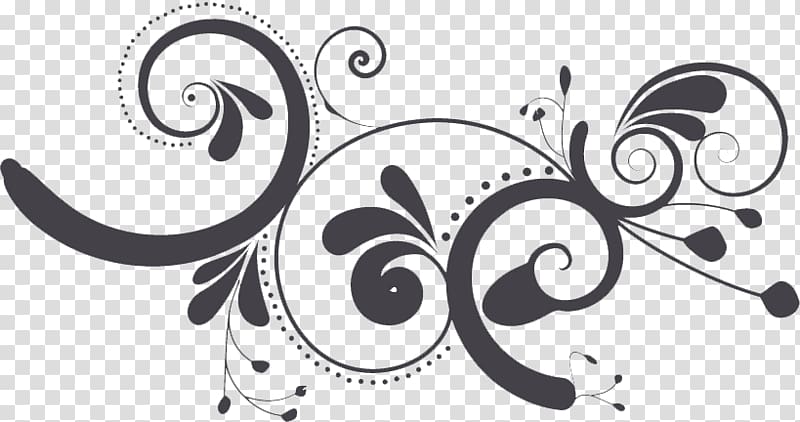 black flower graphics, , Swirls Pic transparent background PNG clipart