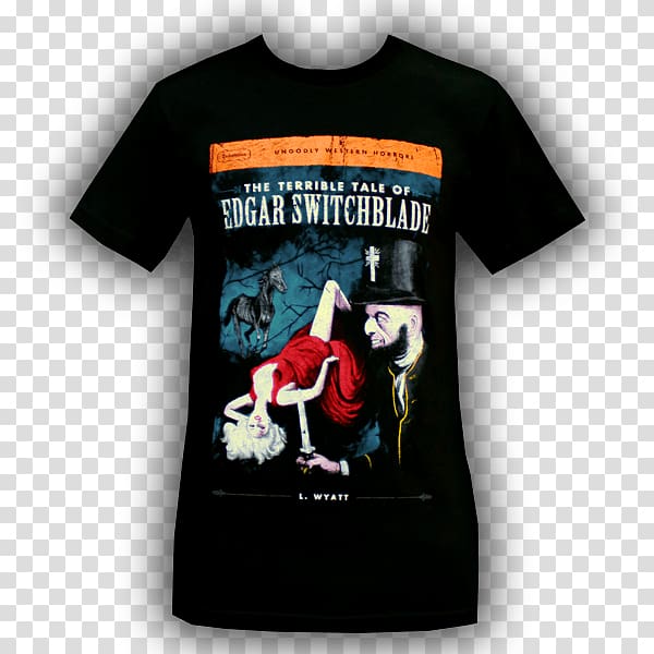T-shirt The Terrible Tale of Edgar Switchblade Old Red, T-shirt transparent background PNG clipart