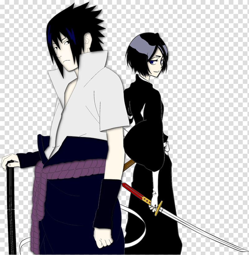 Sasuke Uchiha Rukia Kuchiki Anime Manga Bleach, Anime transparent background PNG clipart