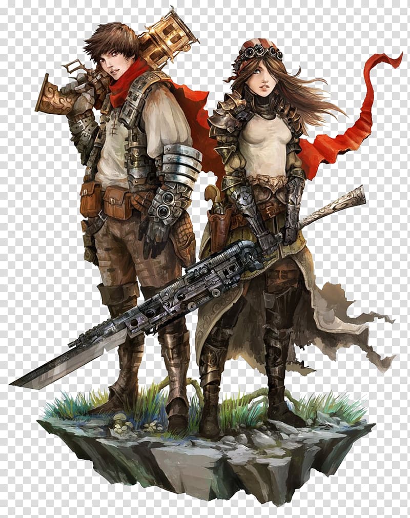 Bound by Flame Pirates of the Caribbean Online Infinite Crisis Warhammer Fantasy Battle Role-playing game, Game couple warrior illustration transparent background PNG clipart