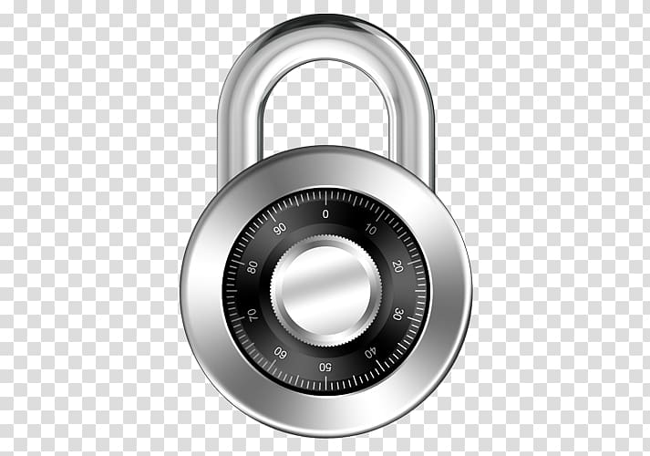Combination lock Padlock Key, padlock transparent background PNG clipart