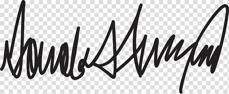 President of the United States Signature Handwriting Writer, signature transparent background PNG clipart