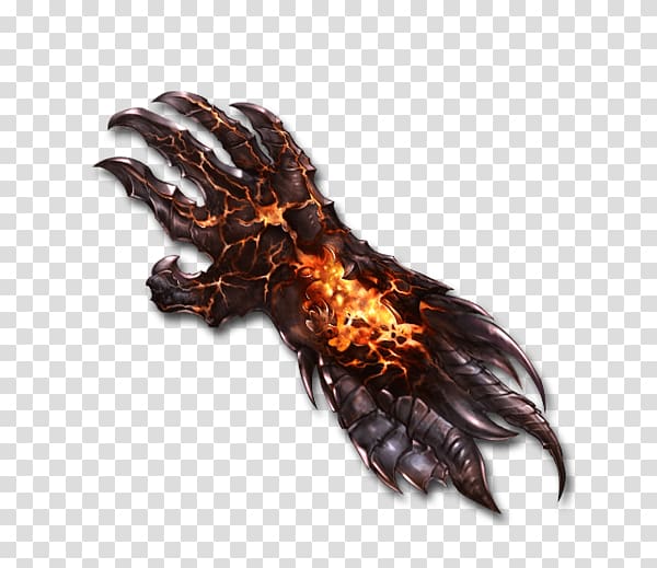 Granblue Fantasy Weapon Video game Sword, fire fist transparent background PNG clipart