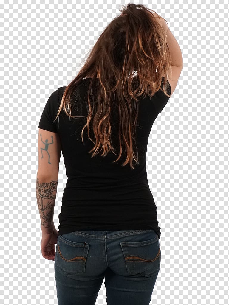 Homo sapiens Arm T-shirt Girl Shoulder, girls back transparent background PNG clipart
