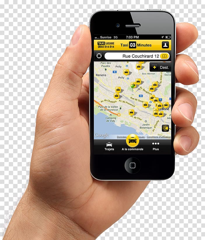 Push technology App Store Mobile app development, Taxi Service transparent background PNG clipart