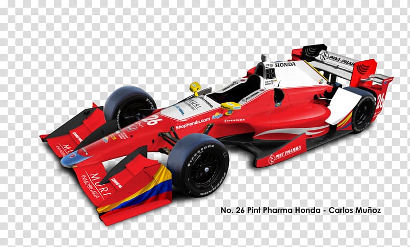 2015 IndyCar Series 2016 IndyCar Series Formula One car Indianapolis 500 Indianapolis Motor Speedway, Open Wheel Car transparent background PNG clipart