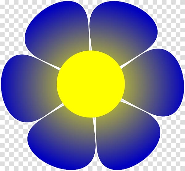 Free: Blue flower icon, 1960s Hippie Flower power , Hippie Art