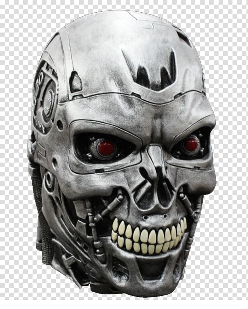 The Terminator T-600 Suit Performer Latex mask, terminator transparent background PNG clipart