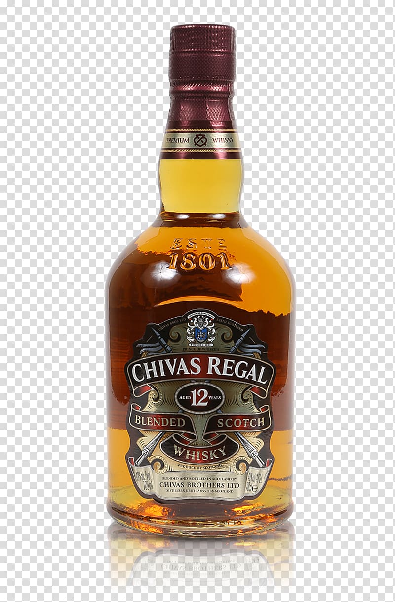 Chivas Regal Blended whiskey Scotch whisky Liquor, wine transparent background PNG clipart