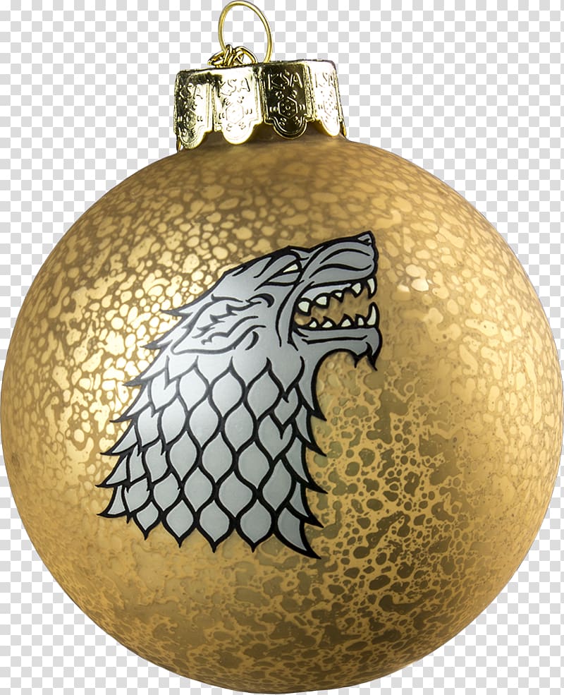 Winter Is Coming Christmas ornament Cucurbita Model figure, game of thrones house transparent background PNG clipart