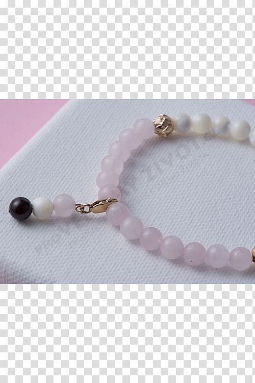 Bracelet Gemstone Rose quartz Bead Polodrahokam, gemstone transparent background PNG clipart