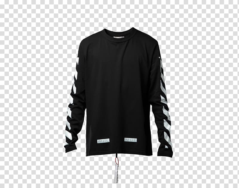 Long-sleeved T-shirt Long-sleeved T-shirt Off-White Hoodie, Offwhite transparent background PNG clipart