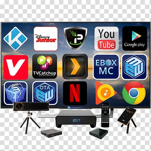 Television Kodi Smart TV Android TV, Handheld Game Console transparent background PNG clipart