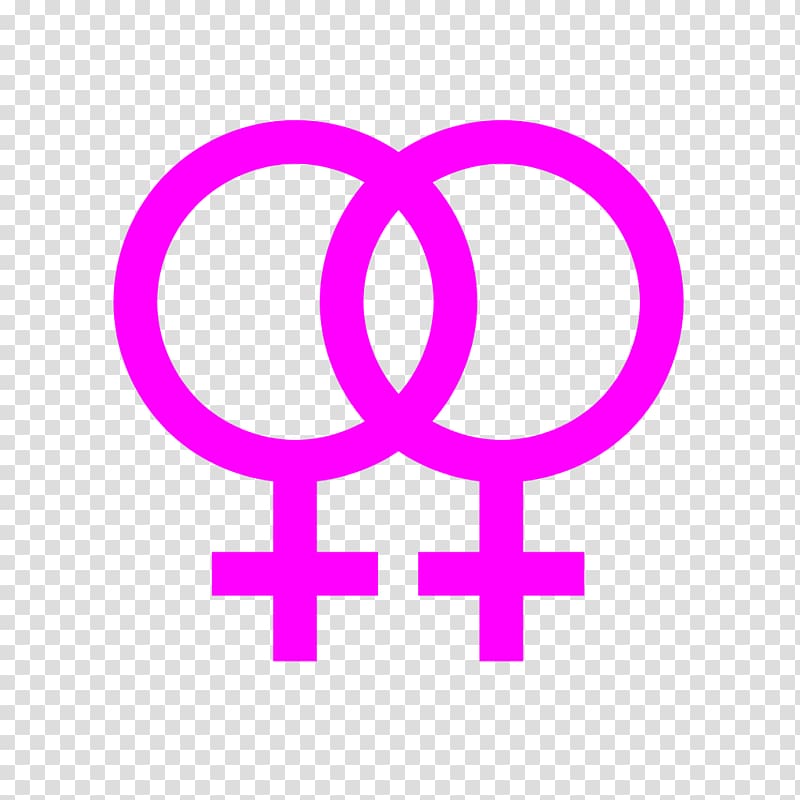 Gender symbol LGBT symbols Lesbian Female, double eleven transparent background PNG clipart