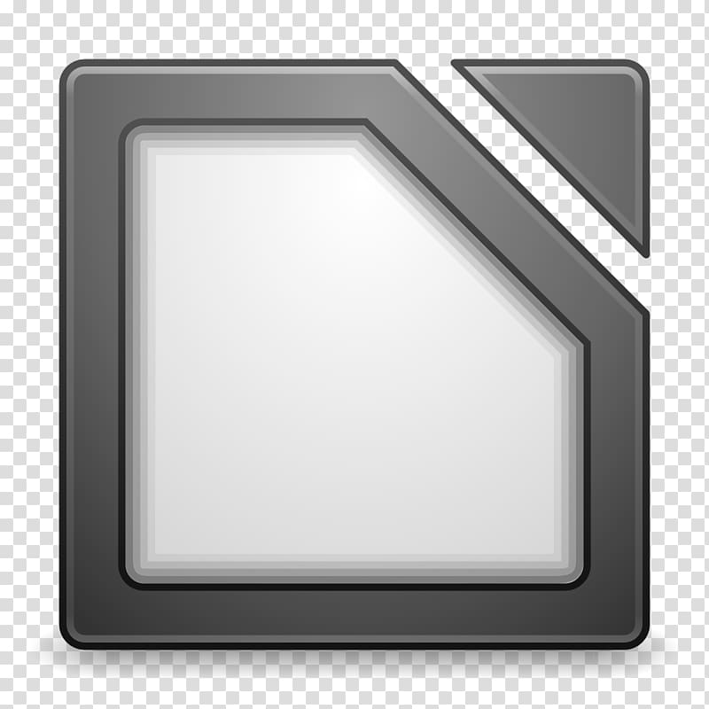 square angle multimedia, Apps libreoffice main transparent background PNG clipart