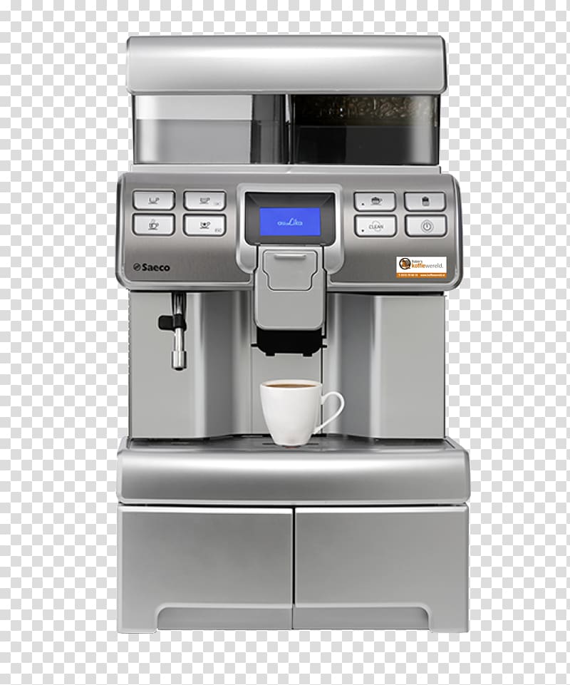 Coffeemaker Philips Saeco Aulika MID Espresso, Coffee transparent background PNG clipart
