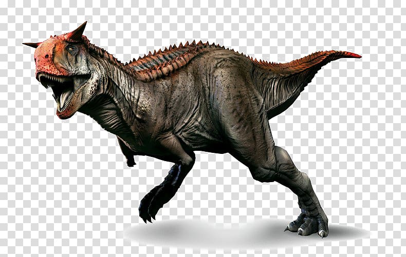 Carnotaurus Primal Carnage: Extinction Velociraptor Tyrannosaurus, dinosaur transparent background PNG clipart