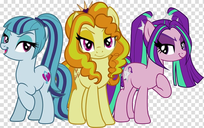 My Little Pony Pinkie Pie Rainbow Dash The Dazzlings, dazzling transparent background PNG clipart
