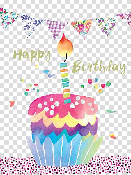 Birthday cake Happy Birthday to You Happiness Wish, Birthday Candles transparent background PNG clipart