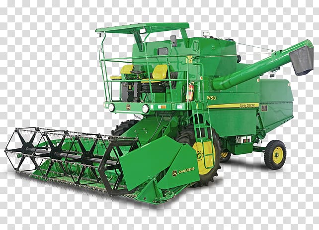 John Deere Combine Harvester Agriculture Tractor, Combine Harvester transparent background PNG clipart