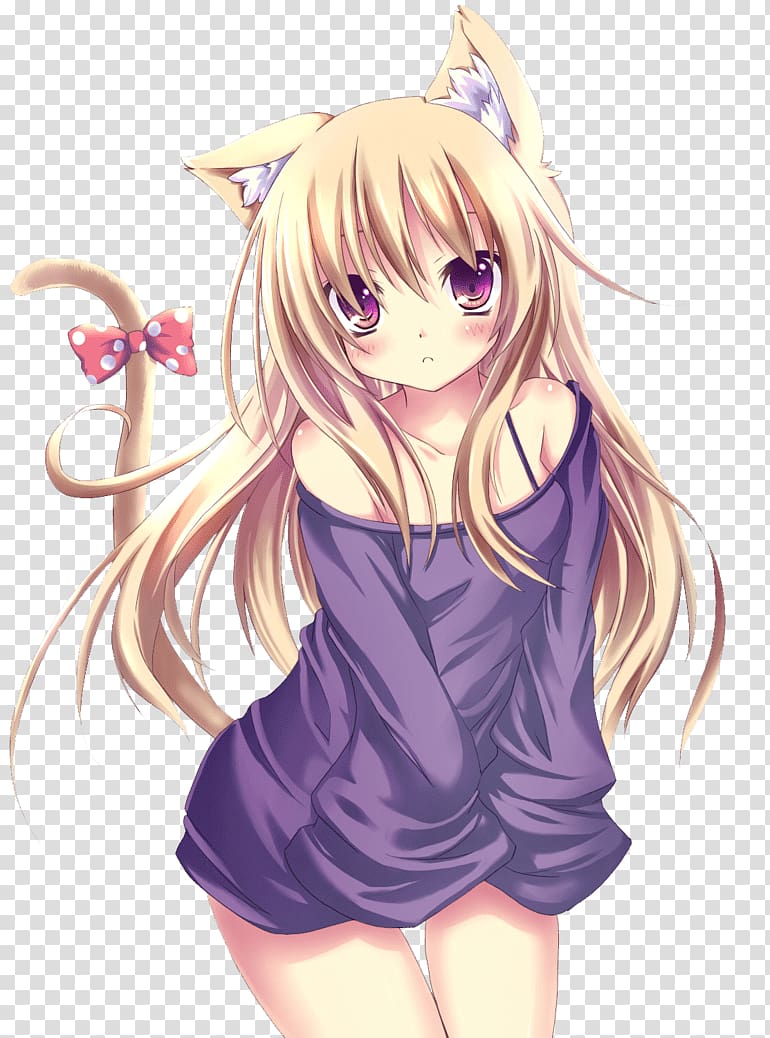 Catgirl Genetic engineering Anime, anime girl transparent background PNG  clipart | HiClipart