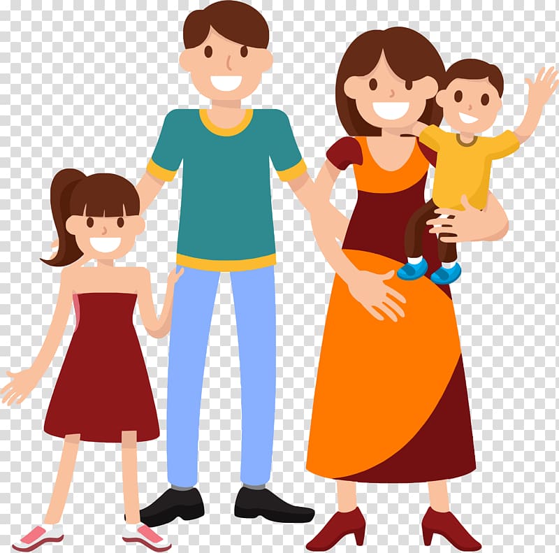 Family Smile Happiness , Family cartoon transparent background PNG clipart