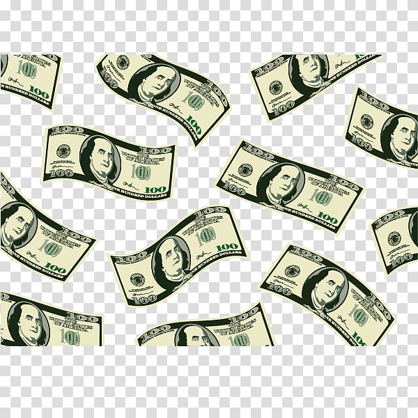 Cash Banknote Money United States Dollar, Banknote cash free falling transparent background PNG clipart