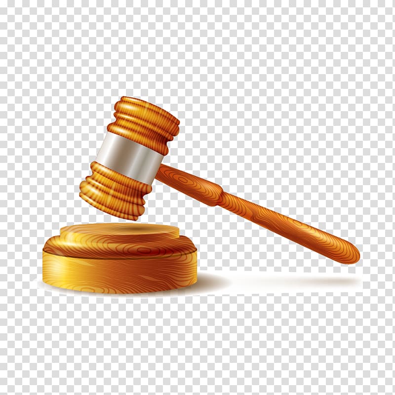 brown gavel , Judge Court Trial, Method hammer transparent background PNG clipart