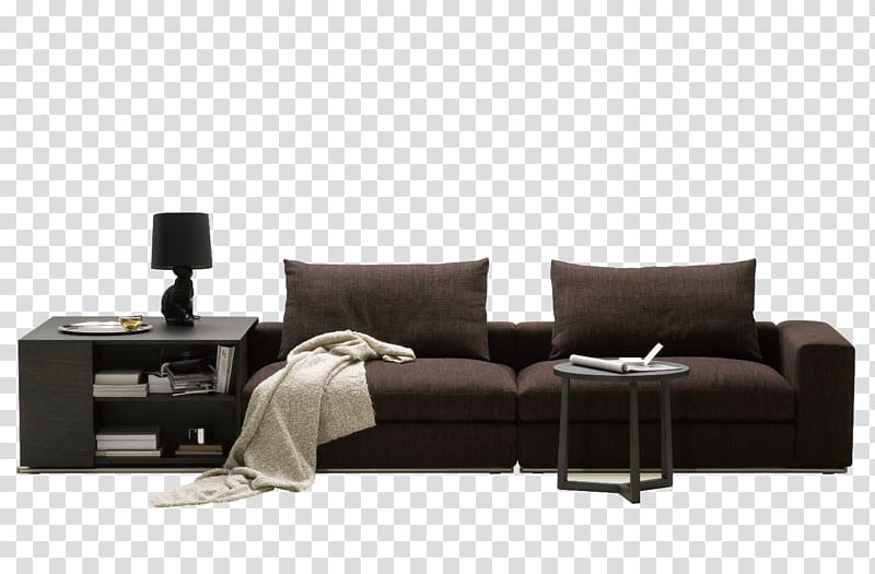 Sofa bed Table Furniture Couch Living room, modern sofa transparent background PNG clipart