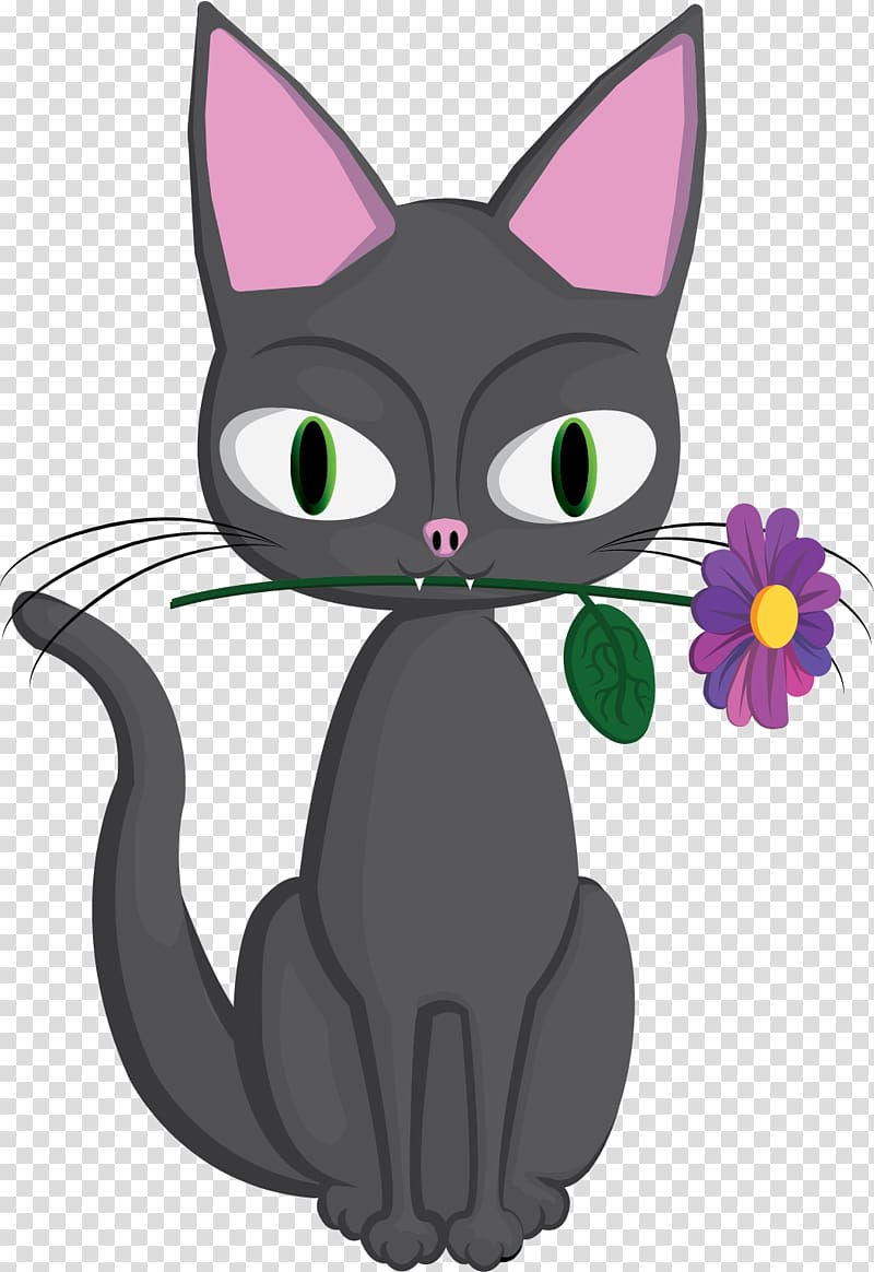 Korat Whiskers Kitten Tabby cat Domestic short-haired cat, creative cat logo transparent background PNG clipart