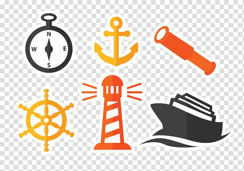Symbol Maritime transport , Little fresh sailing travel icon transparent background PNG clipart