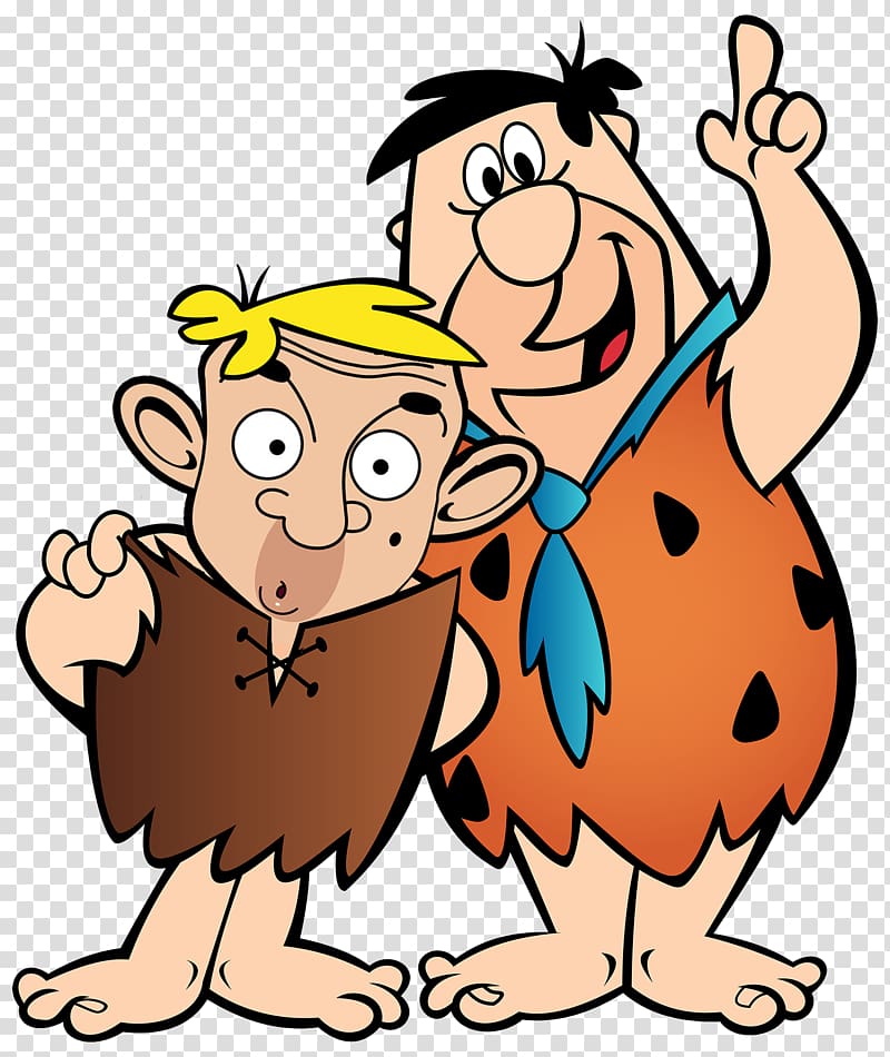 Barney Rubble Fred Flintstone Wilma Flintstone Betty Rubble Pebbles Flinstone, mr. bean transparent background PNG clipart
