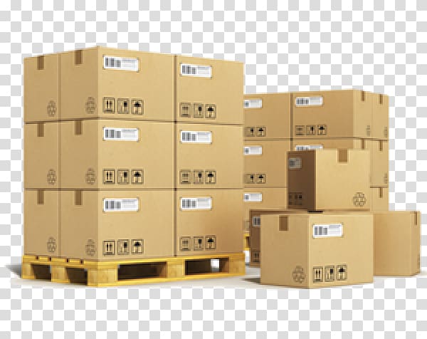 Packaging and labeling Transport Cargo Corrugated box design, Ship bulk transparent background PNG clipart