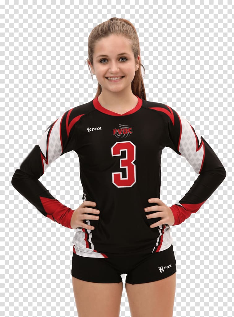 Cheerleading Uniforms T-shirt Jersey Volleyball, T-shirt transparent background PNG clipart