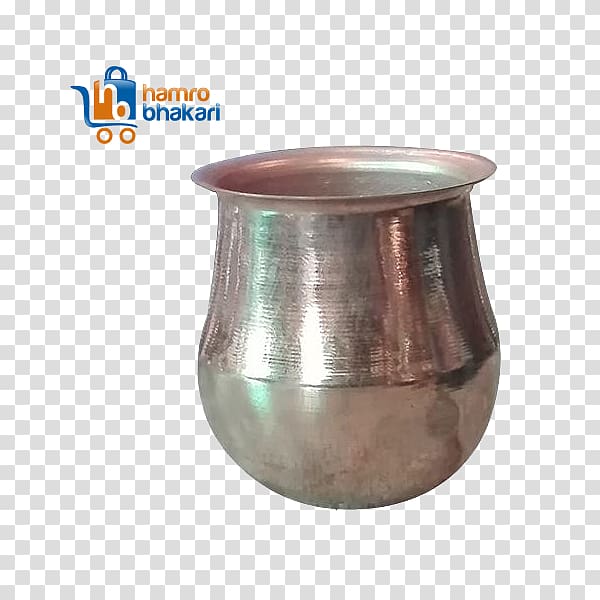 Copper Material Lota White metal, Puja thali transparent background PNG clipart