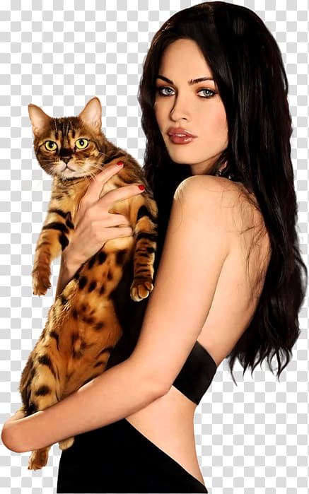 Megan Fox Transformers Female Cat, megan fox transparent background PNG clipart