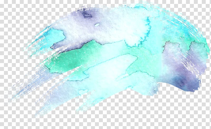 watercolor effect transparent background PNG clipart