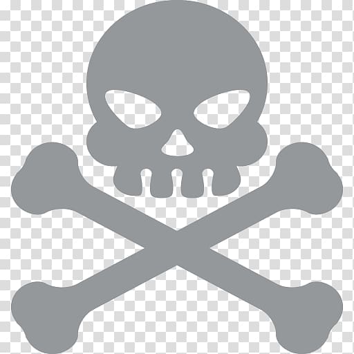 Emoji Skull and crossbones Emoticon Calavera, death transparent background PNG clipart