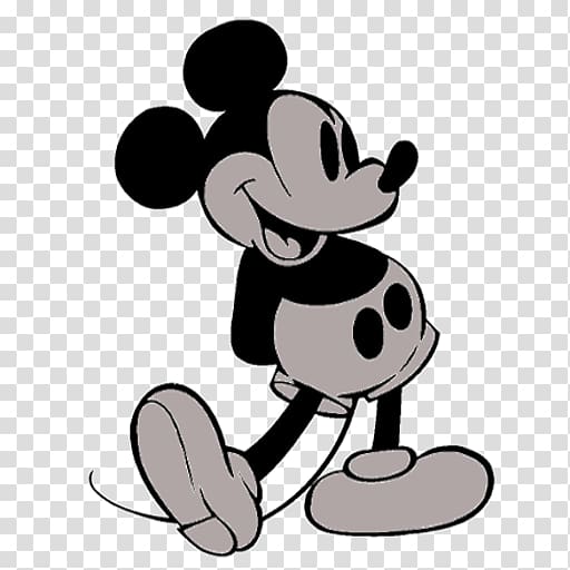 mickey mouse clip art black and white