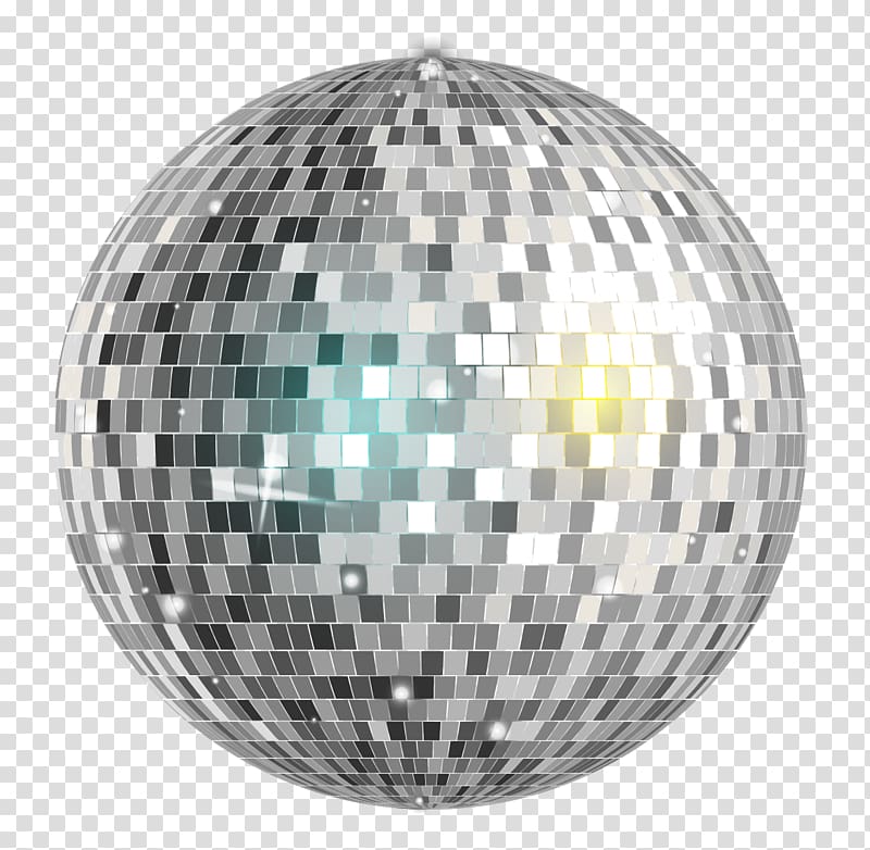 mirror ball illustration, Disco ball Nightclub, Grey disco ball transparent background PNG clipart