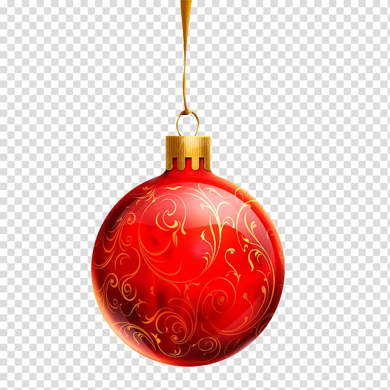 Christmas ornament Ball Snowflake, Ball pendant transparent background PNG clipart