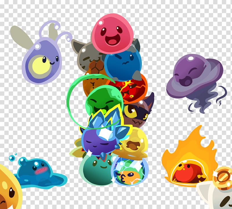 Slime Rancher Art Video game PlayStation 4, water beads transparent background PNG clipart