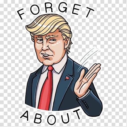 Donald Trump Sticker United States Telegram , donald trump transparent background PNG clipart