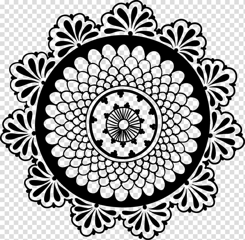 Mandala Coloring book, Mandala tattoo transparent background PNG clipart