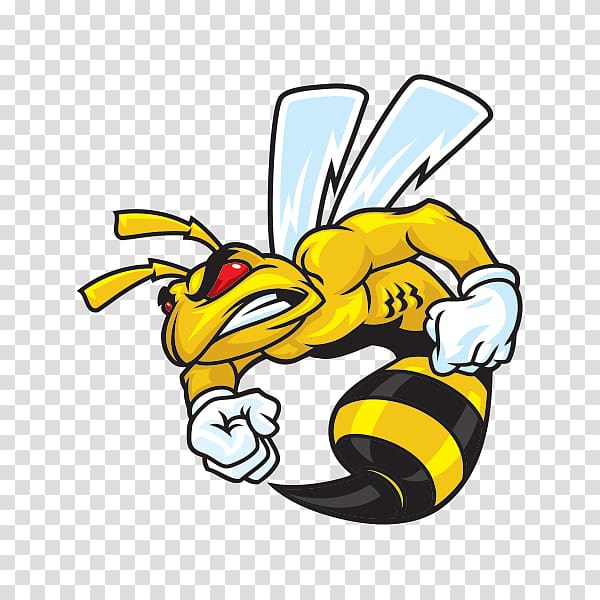 Hornet Bee Wasp Sticker , bee transparent background PNG clipart