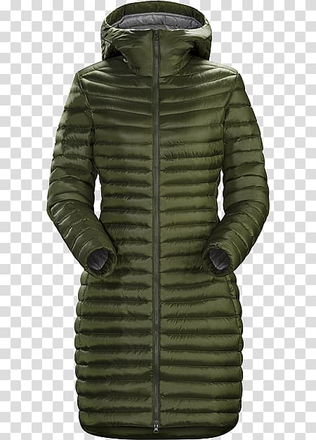 Hoodie Arc'teryx Coat Jacket Down feather, blazer for women transparent background PNG clipart