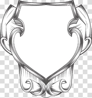 Black and white, Vintage Decorative transparent background PNG clipart thumbnail